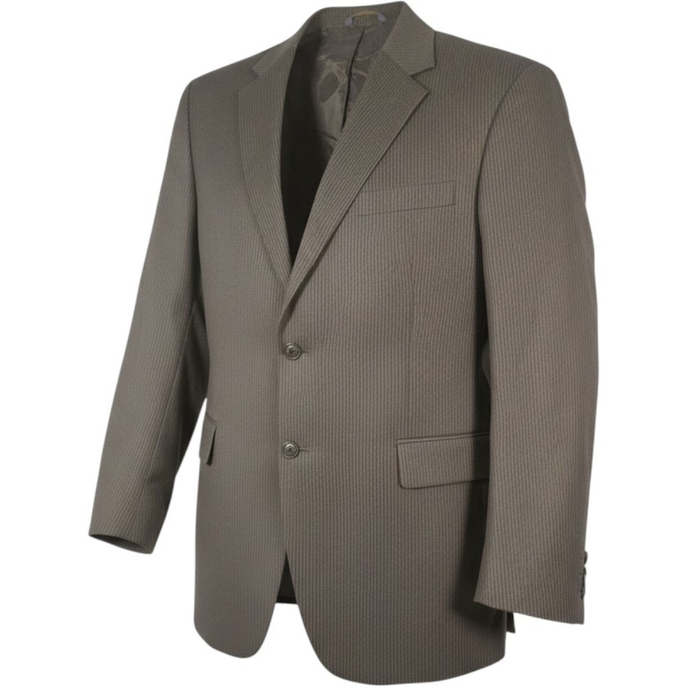 Brooks Brothers 346 Suit Jacket Blazer Mens Large Gray Pinstripe Classic Office